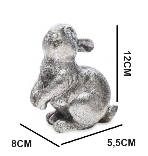 FIGURKA WIELKANOCY KRÓLIK 12X8X5,5CM
