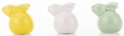 FIGURKA CERAMICZNA KRÓLIK ZIELONY 5x4x5,5