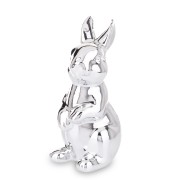 FIGURKA KRÓLIK SREBRNY 15x7x8