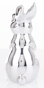 FIGURKA KRÓLIK SREBRNY 15x7x8