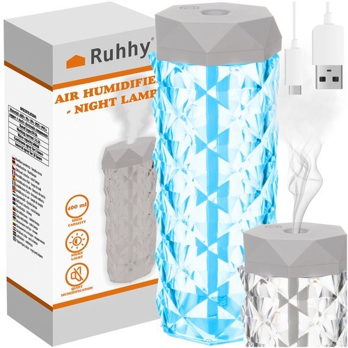 Nawilżacz powietrza i lampka nocna 2w1  LED