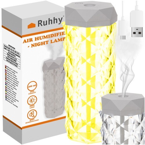 Nawilżacz powietrza i lampka nocna 2w1  LED