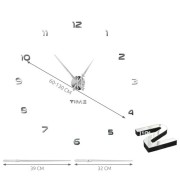 ZEGAR ŚCIENNY LOFT DIY 60-130cm