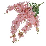 BUKIET SZTUCZNY BUKIET WISTERIA 80 cm RÓŻOWA