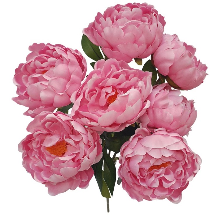BUKIET SZTUCZNY BUKIET PIWONIA H: 56 cm RÓŻOWY