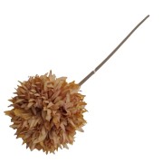 KWIAT SZTUCZNY DĄBEK POJEDYNCZY H: 43 cm RUDAWE ODCIENIE