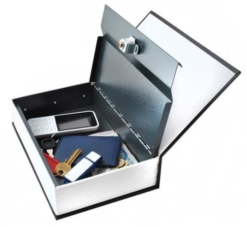 Sejf- kasetka ukryta w książce 24x15,5x5,5cm