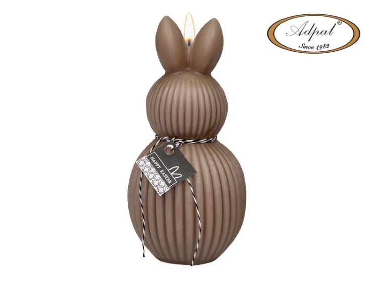 ŚWIECA ZAJĄC 160/80 FLUFFY BUNNY MAT PIASKI PUSTYNI
