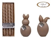 ŚWIECA ZAJĄC 160/80 FLUFFY BUNNY MAT PIASKI PUSTYNI