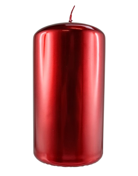 ŚWIECA AURORA SŁUPEK 70/130mm BURGUNDOWY