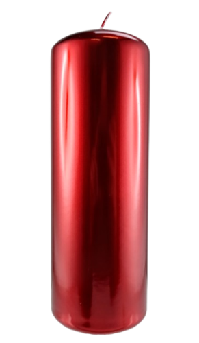 ŚWIECA AURORA SŁUPEK 70/200mm BURGUNDOWY