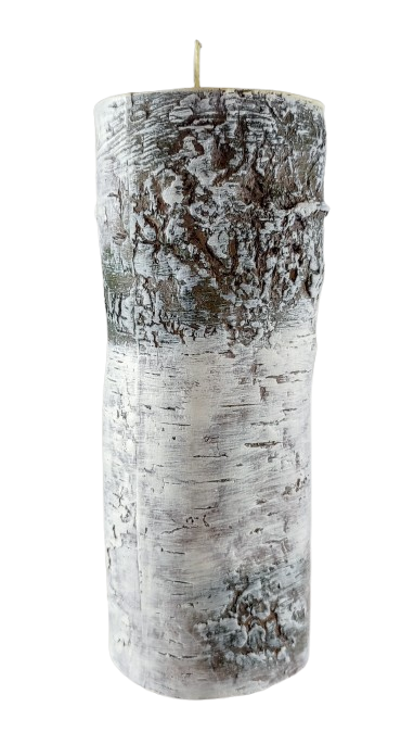 ŚWIECA BRZOZA PNIAK 70/180mm BIAŁY