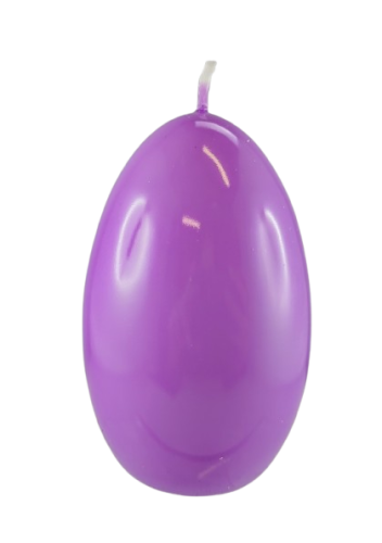 ŚWIECA JAJKO GLOSS 60/90mm TURKUS