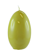 ŚWIECA JAJKO GLOSS 60/90mm ZIELONY