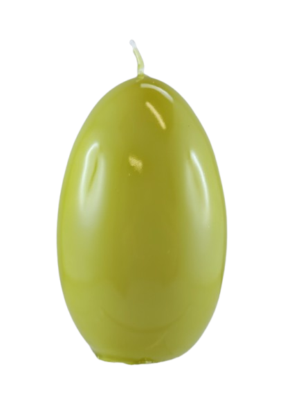 ŚWIECA JAJKO GLOSS 60/90mm ZIELONY