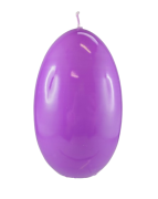 ŚWIECA JAJKO GLOSS 80/120mm FIOLET