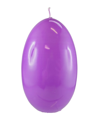 ŚWIECA JAJKO GLOSS 80/120mm FIOLET