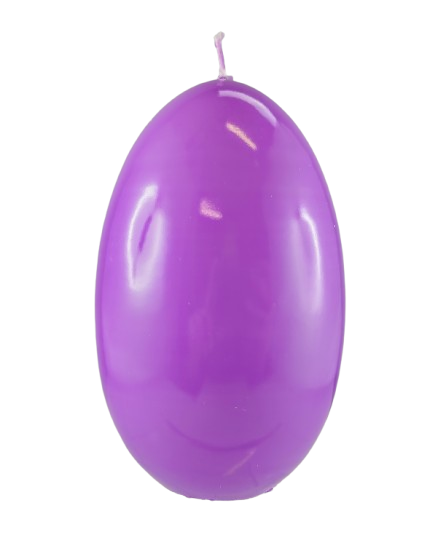 ŚWIECA JAJKO GLOSS 80/120mm FIOLET