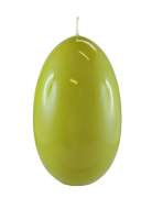 ŚWIECA JAJKO GLOSS 80/120mm ZIELONY