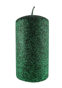 ŚWIECA IRIS SŁUPEK 70/130mm BUTELKOWA ZIELEŃ