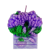 ŚWIECA SKRZYNECZKA LAWENDY 70/100/110mm ZAPACHOWA