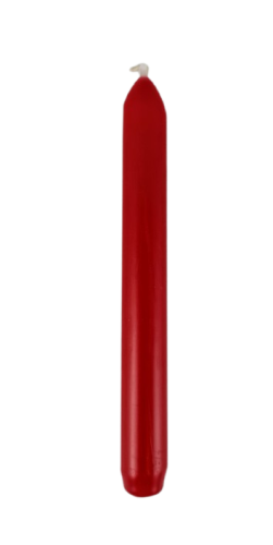 ŚWIECA ZESTAW 10 SZTUK czerwone 20/170mm świece długie stołowe