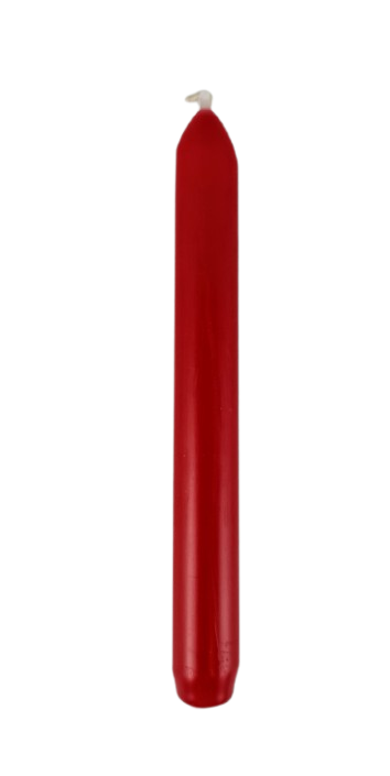 ŚWIECA ZESTAW 10 SZTUK czerwone 20/170mm świece długie stołowe