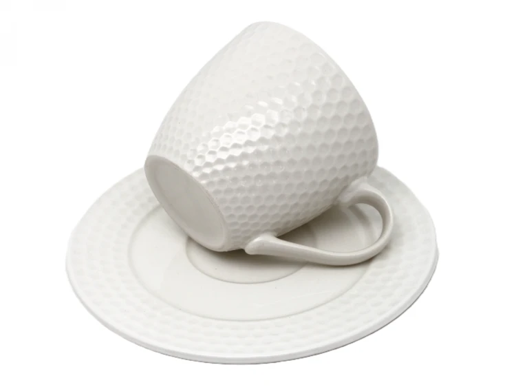 FILIŻANKA ZE SPODKIEM BIAŁA 210ML