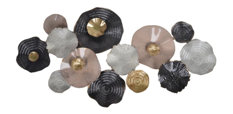 DEKORACJA ŚCIENNA METALOWA DUŻA 120X59,7X8,3CM