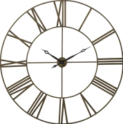 Zegar wiszący Factory Ø121 cm brązowy KARE