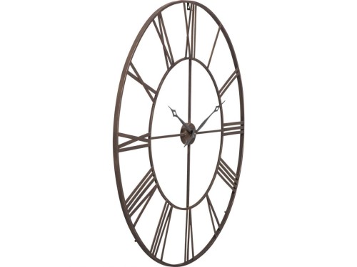 Zegar wiszący Factory Ø121 cm brązowy KARE