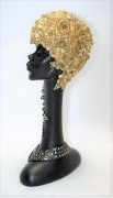 FIGURKA AFROAMERYKANKA AFRYKANKA W KWIATACH 30CM