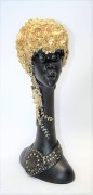 FIGURKA AFROAMERYKANKA AFRYKANKA W KWIATACH 30CM