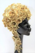 FIGURKA AFROAMERYKANKA AFRYKANKA W KWIATACH 30CM