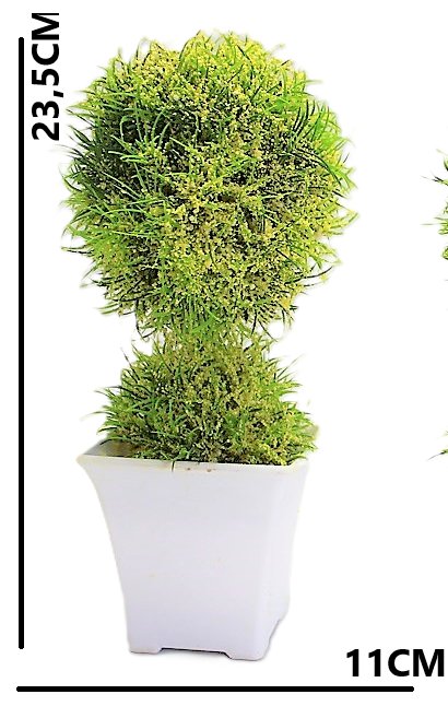 KWIAT SZTUCZNY W BIAŁEJ OSŁONCE 23,5CM