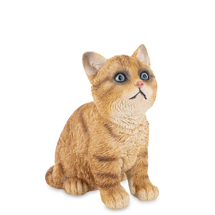 FIGURKA RUDY KOT KOTEK 10X9CM