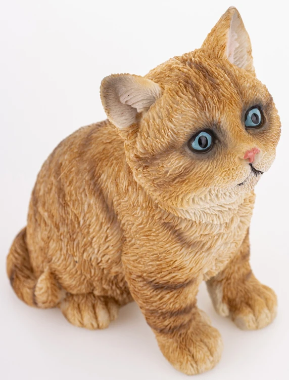 FIGURKA RUDY KOT KOTEK 10X9CM