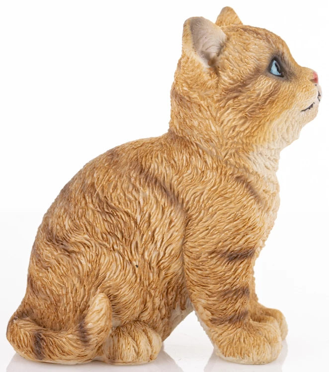 FIGURKA RUDY KOT KOTEK 10X9CM