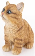 FIGURKA RUDY KOT KOTEK 10X9CM