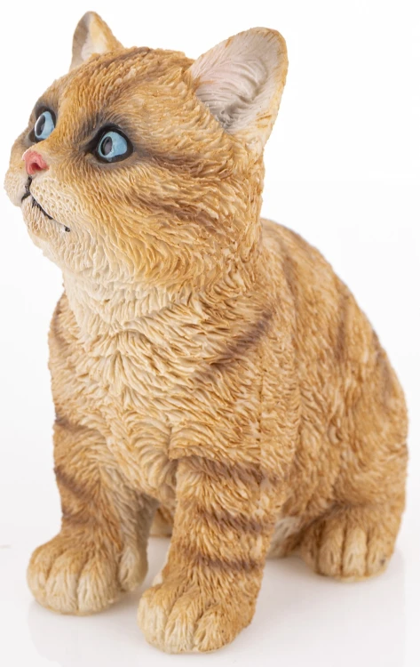 FIGURKA RUDY KOT KOTEK 10X9CM