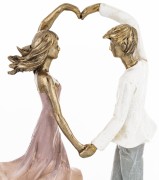 FIGURKA PARA ZAKOCHANI SERCE 26,5x16x8CM