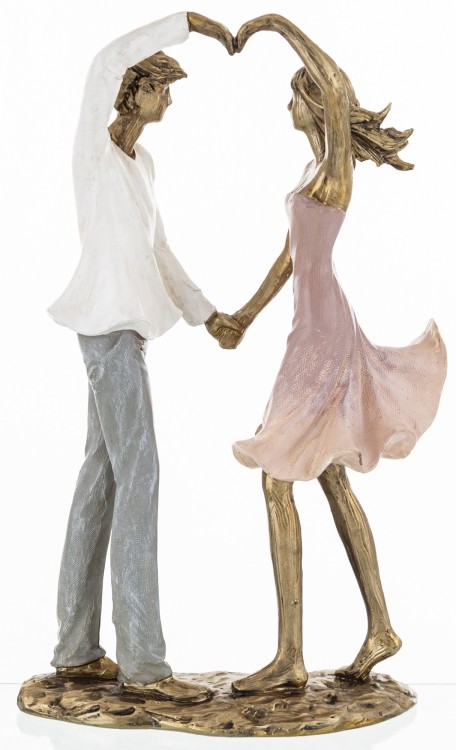 FIGURKA PARA ZAKOCHANI SERCE 26,5x16x8CM