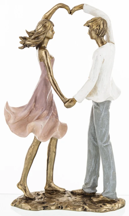 FIGURKA PARA ZAKOCHANI SERCE 26,5x16x8CM