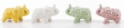 SŁOŃ SŁONIK CERAMICZNY MINI ZIELONY 3x4,5x2cm