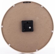 ZEGAR ŚCIENNY PAW GRANATOWY ZŁOTY 41CM NA BATERIE