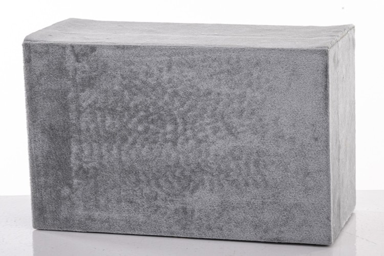 SZKATUŁKA NA BIŻUTERIĘ SZARA 9,5x21x14 cm