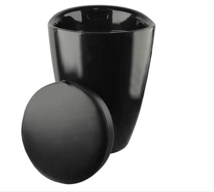 PUFA/KOSZ NA PRANIE/ZABAWKI/KOCE PRINCE BLACK