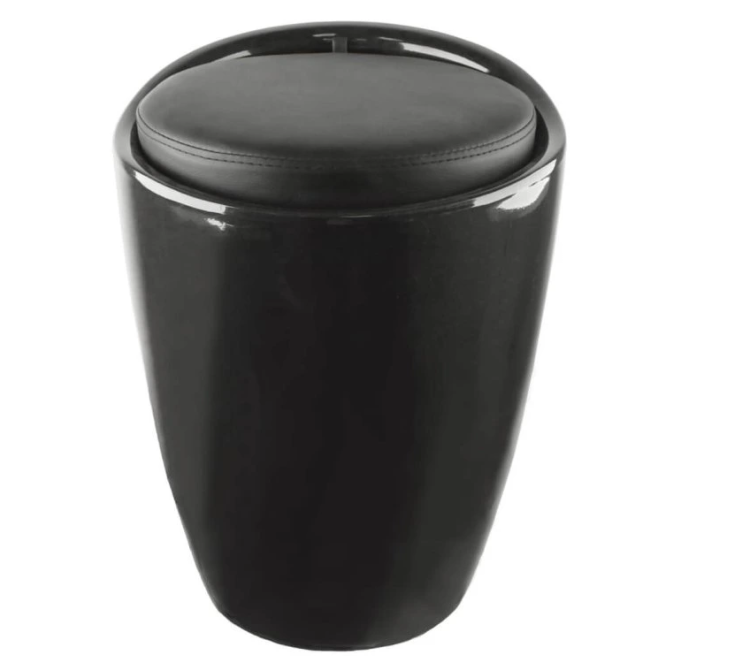 PUFA/KOSZ NA PRANIE/ZABAWKI/KOCE PRINCE BLACK