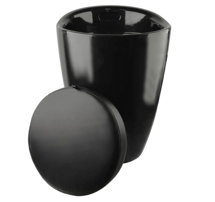 PUFA/KOSZ NA PRANIE/ZABAWKI/KOCE PRINCE BLACK