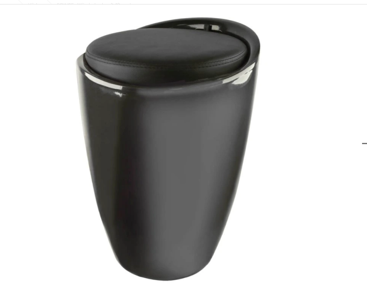 PUFA/KOSZ NA PRANIE/ZABAWKI/KOCE PRINCE BLACK